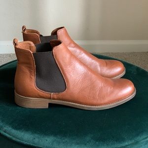 Chelsea ankle boot Leather 37 round toe block
